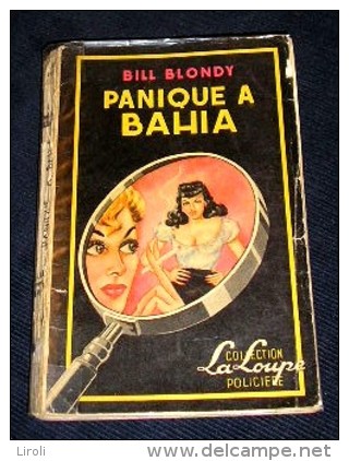 LA LOUPE. Policier. 15. BLONDY. PANIQUE A BAYA. 1952 - Jacquier, Ed.