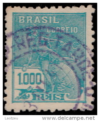 Brésil 1928. ~ YT 208 - 1000 R Commerce - Used Stamps