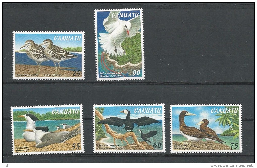 # Vanuatu Scott 697-702 Sauf 701 Yvert 1029-1034 Sauf  1033 (5) ** 1997 Cote 7$ - Vanuatu (1980-...)