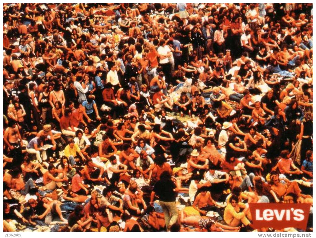 THE HISTORIC EXPO OF LEVI´S - WOODSTOCK - 1967 - Werbepostkarten