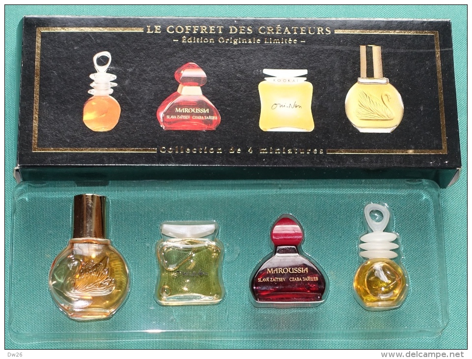 Le Coffret Des Créateurs - Collection De 4 Miniatures De Parfum (Maroussia, Oui-Non, Naf-Naf, Vanderbilt) - Miniatures Womens' Fragrances (in Box)