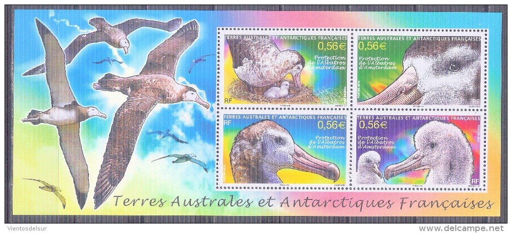 TAAF - FRENCH ANTARCTIC - Birds - MNH SOUVENIR SHEET - Ongebruikt