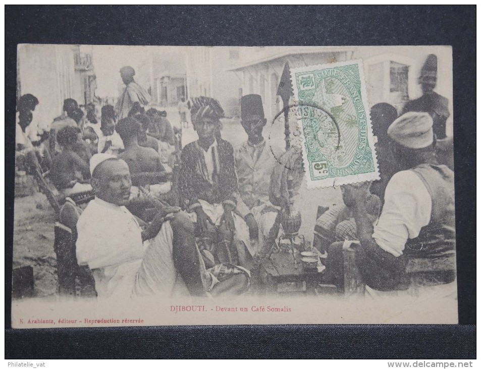 DJIBOUTI - Devant Un Café Somalis - 1910 - A Voir - Lot P14748 - Gibuti