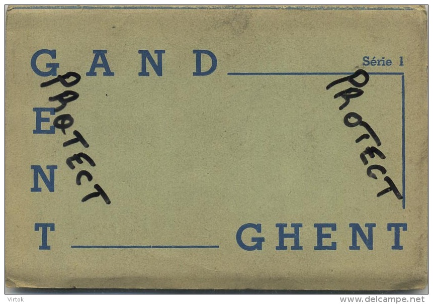 GENT - GAND   :  Carnet Met  10 Postkaarten  (  Zie Scans  )   TRAM - Gent