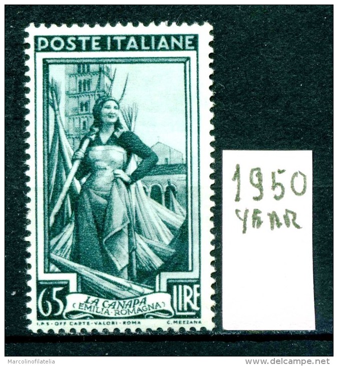 - ITALIA - REPUBBLICA - Year 1950 - Nuovo -news - MNH **. - 1946-60: Nuovi