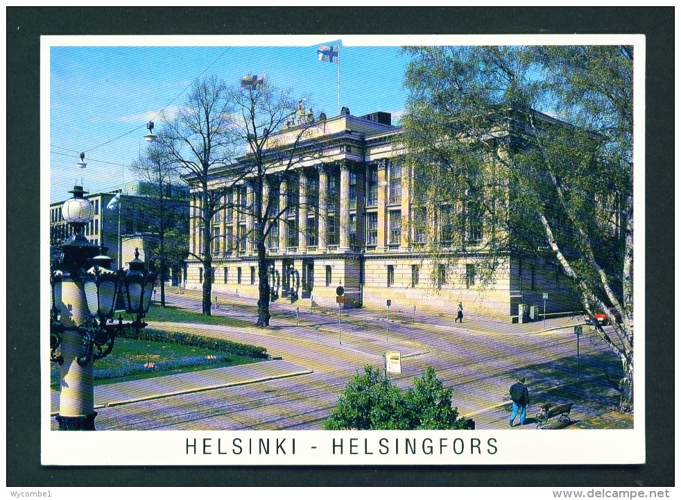 FINLAND  -  Helsinki  Helsingfors  National Archives  Used Postcard As Scans - Finland