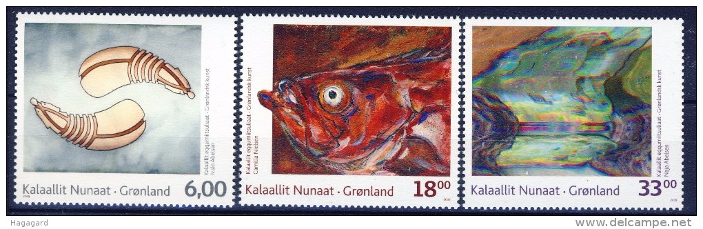 #Greenland 2009. Art. Paintings. Michel 537-39. MNH(**). - Neufs