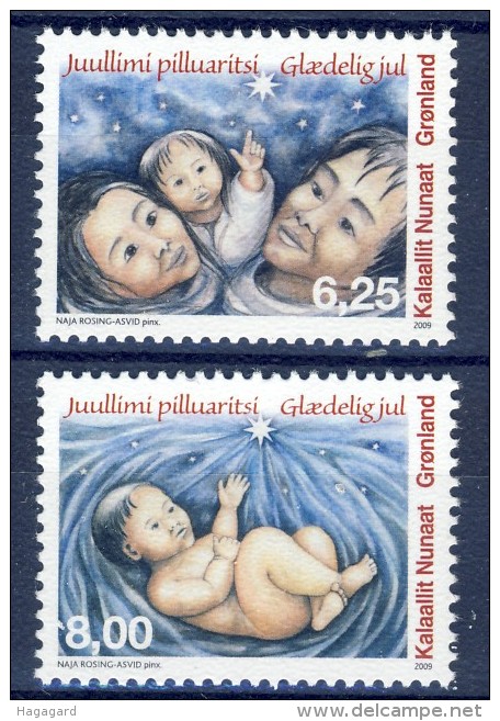 #Greenland 2009. Christmas. Michel 547-48. MNH(**). - Ongebruikt