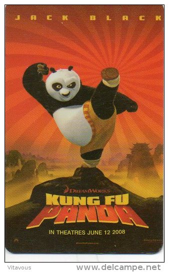 Panda Animal BD Cinéma Kung Fu Ours Bear Télécarte Phonecard  Telefonkarte Chine (016) - Cinéma