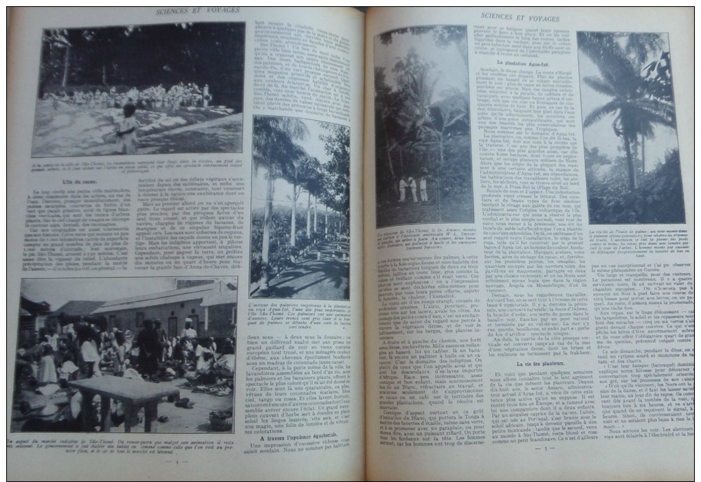 SCIENCES ET VOYAGES 1930 N°557:LE HERISSON/ILE SAO-THOME/GRANDES INNONDATIONS/TANNERIES/ - Autres & Non Classés