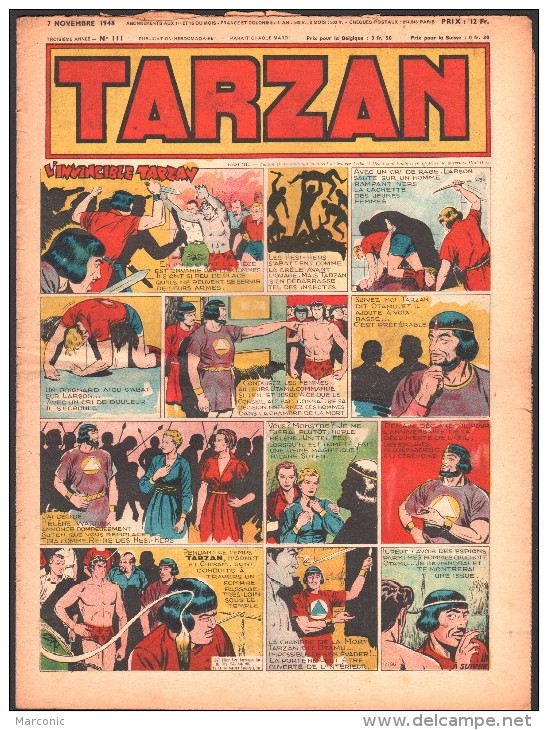 TARZAN 1ère Série -  N° 111 Du 7 Novembre 1948 - Buffalo-Bill - Tarzan