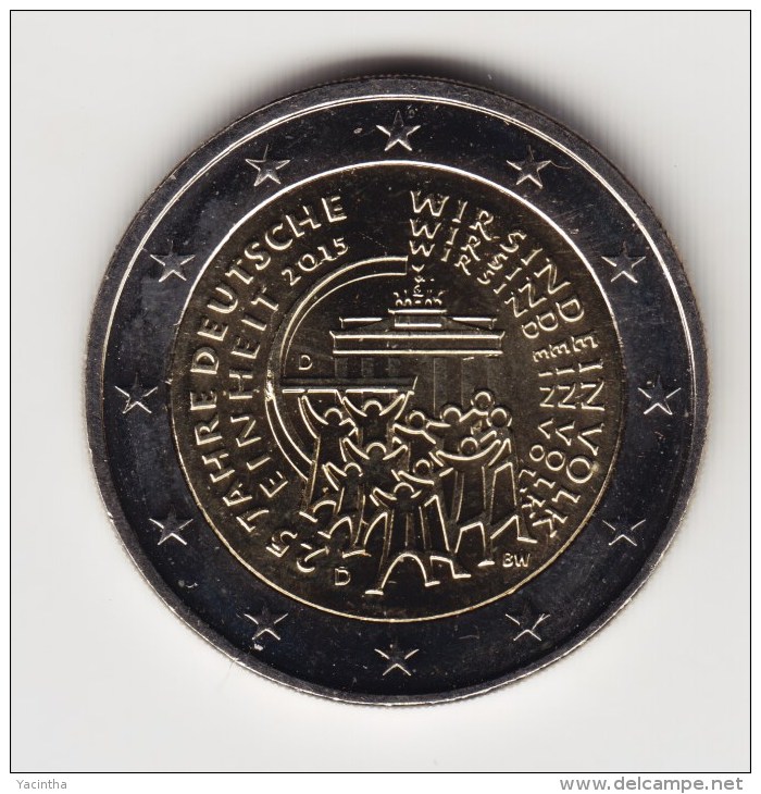 @Y@  Duitsland    2  Euro  2015   Commemorative  #  Duitse Eenheid - Deutschland