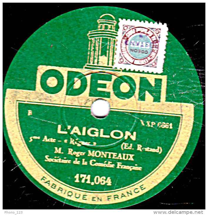 78 Trs 30 Cm état TB -  Georges BERR - GRINGOIRE "La Ballade Des Pauvres Gens" "La Ballade Des Pendus" - 78 T - Disques Pour Gramophone