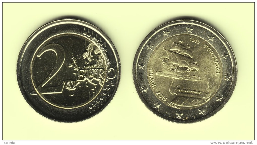 @Y@   Portugal    2 Euro 2015  Commemorative   UNC  Timor - Portugal