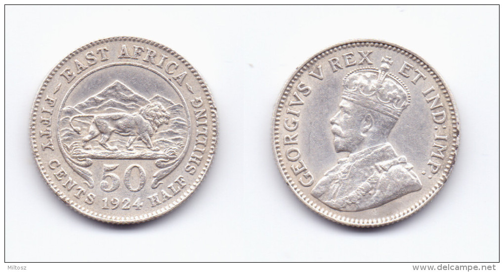 East Africa 50 Cents 1924 - British Colony