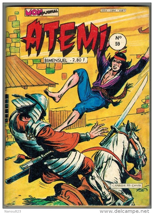 ATEMI N° 59 BIMENSUEL Mai 1979 Edition MONJOURNAL  - TSE KHAN  -  TCHI KIAI - Atemi