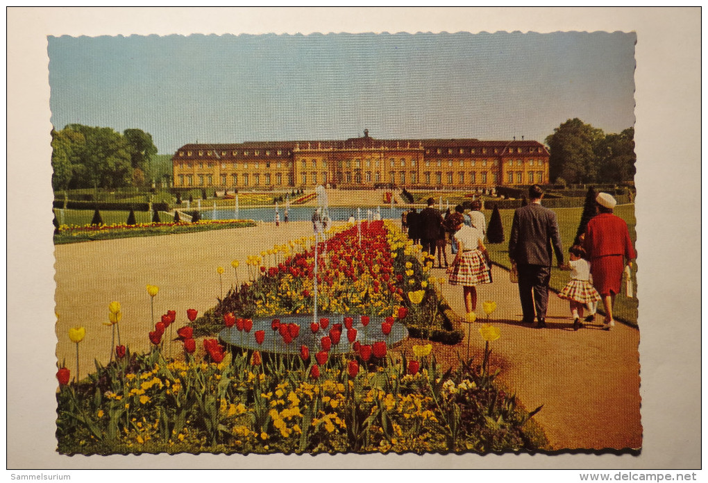 (8/5/90) AK "Ludwigsburg" Gartenschau Blühendes Barock Mit Barockgarten, See Und Schloß - Ludwigsburg