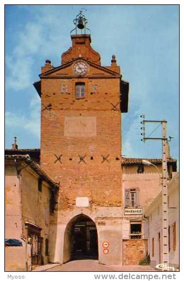 82  VERDUN SUR GARONNE Horloge De La Porte De La Ville, - Verdun Sur Garonne