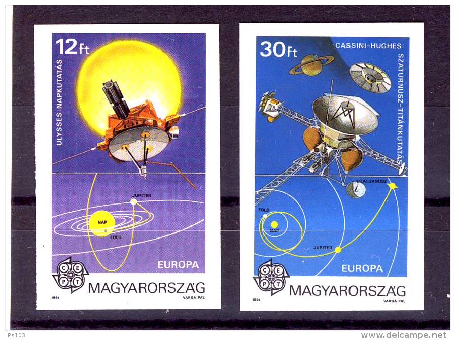 Hongrie / Ungarn / Magyarorszag - Europa 1991 - Mi / Philex 4133-4134 - Unused Stamps