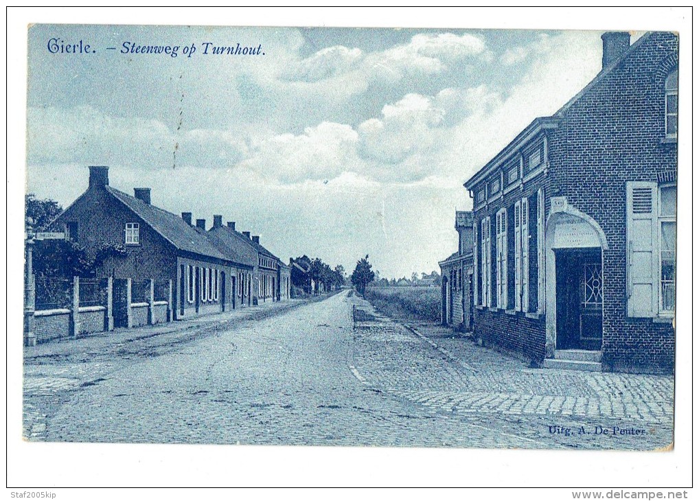 Gierle - Steenweg Op Turnhout - 1908 - Lille