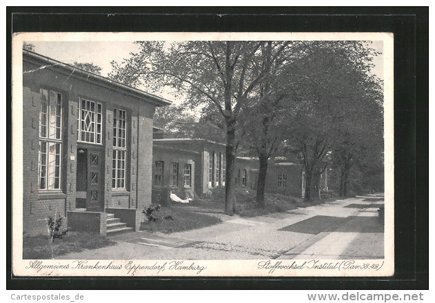 AK Hamburg-Eppendorf, Allg. Krankenhaus, Stoffwechsel-Institut Pavillon 38-42 - Eppendorf