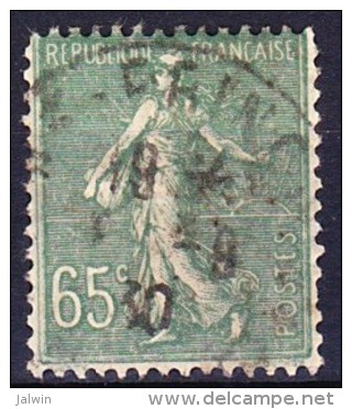 FRANCE TYPE SEMEUSE LIGNEE 1927 YT N° 234 Obl. - 1903-60 Sower - Ligned