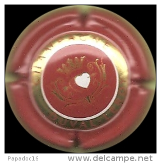 Plaque / Capsule De Muselet - Champagne - Champagne Duval-Leroy N° 43 : Or Et Blanc Sur Rouge - Duval-Leroy