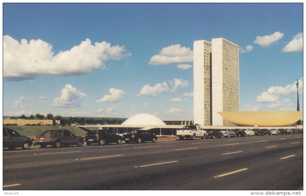 Brazil - Brazil's Parliament House (National Congress), Brasilia, China's Postcard - Brasilia