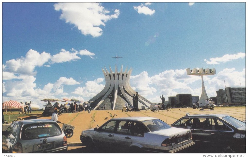 Brazil - The Metropolitan Cathedral, Brasilia, China's Postcard - Brasilia