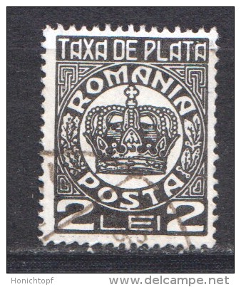 Rumänien; Portomarken; 1932/8; Michel 70 O; Thronbesteigung - Portofreiheit