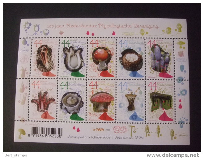 Nederland 2008   MNH Nvph Nr V2593-2602 Paddestoelen - Ungebraucht