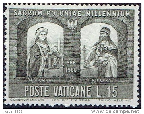 VATICAN  # FROM 1966  STANLEY GIBBONS 477 - Unused Stamps