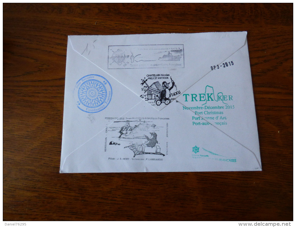 Courrier  Marion Dufresne - Cartas & Documentos