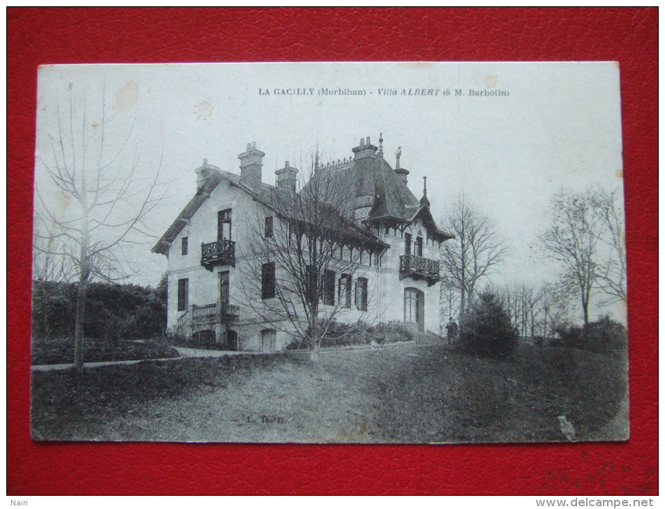 56 - LA GACILLY - VILLA ALBERT  ( A M BARBOTIN ) - - La Gacilly