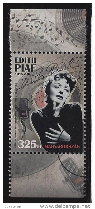 HUNGARY-2015. SPECIMEN - Edith Piaf, Famous French Diva - Gebruikt