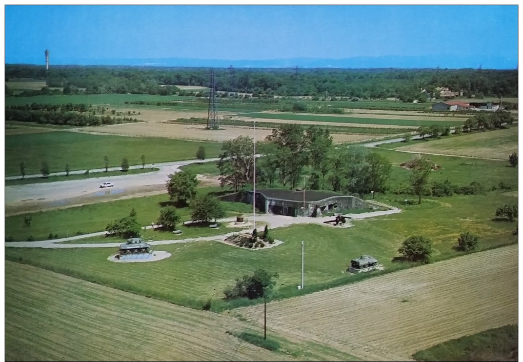 WW2 LIGNE MAGINOT MARCKOLSHEIM MEMORIAL CON TIMBRO MUSEO - War 1939-45