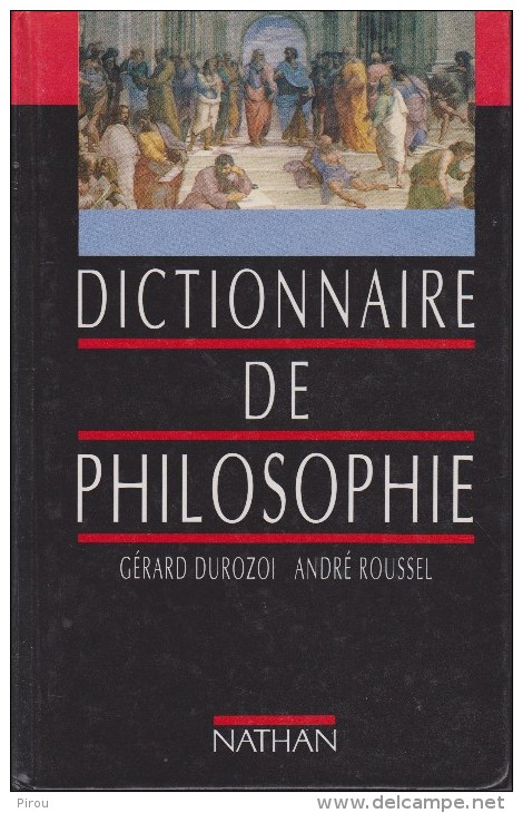 DICTIONNAIRE DE PHILOSOPHIE - Wörterbücher