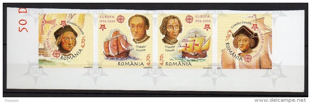 Roumanie - 2005 - Yvert N° 5011 à 5014 **  - Europa, Non Dentelés - Ongebruikt