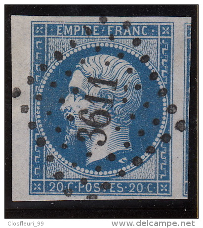 Six (6) Timbre Napoléon IIIN° 14 Avec Variétés / Surtout Variété De Case 141 A1 Coté Dans Suarnet - 1853-1860 Napoleon III