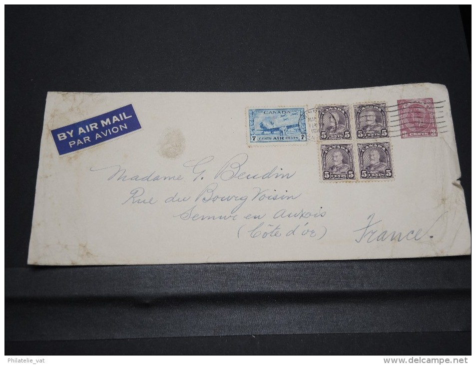 CANADA - Détaillons Archive De Lettres Vers La France 1915 / 1945 - A Voir - Lot N° 10408 - Collections