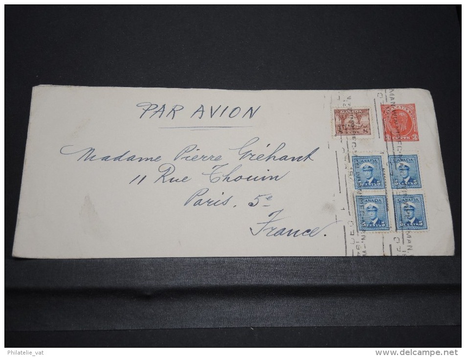 CANADA - Détaillons Archive De Lettres Vers La France 1915 / 1945 - A Voir - Lot N° 10409 - Collezioni