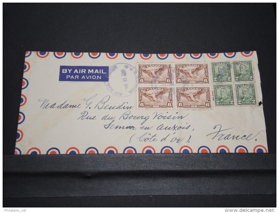 CANADA - Détaillons Archive De Lettres Vers La France 1915 / 1945 - A Voir - Lot N° 10410 - Collections