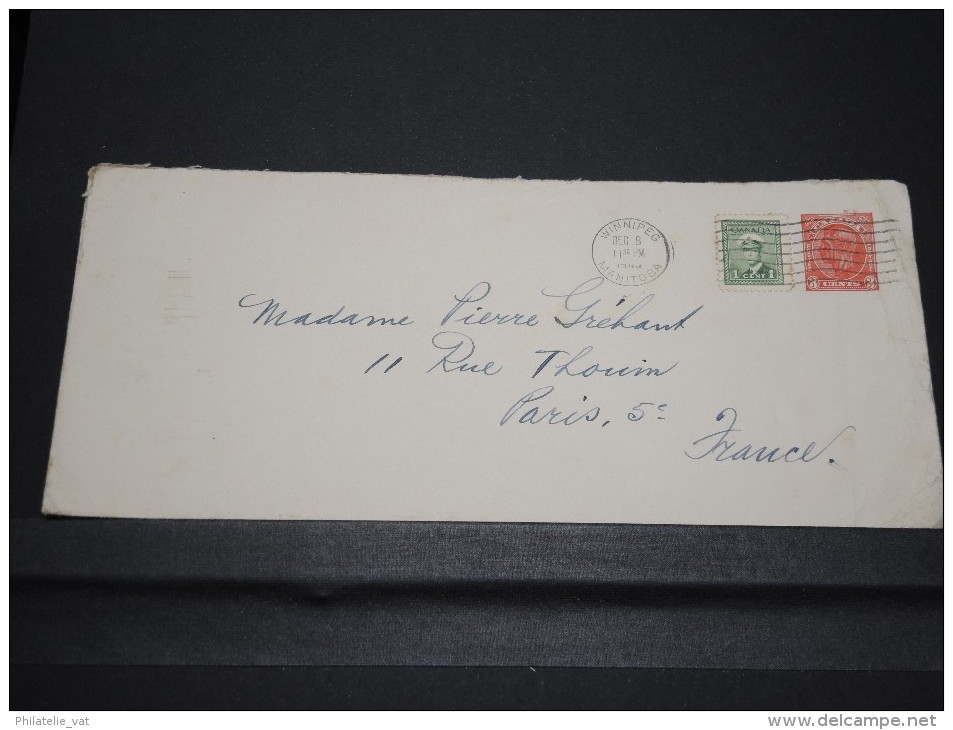 CANADA - Détaillons Archive De Lettres Vers La France 1915 / 1945 - A Voir - Lot N° 10411 - Collections