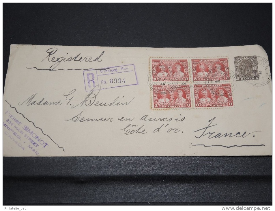 CANADA - Détaillons Archive De Lettres Vers La France 1915 / 1945 - A Voir - Lot N° 10435 - Verzamelingen