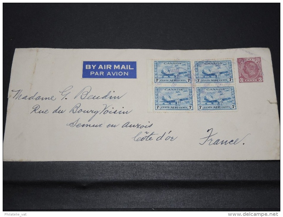 CANADA - Détaillons Archive De Lettres Vers La France 1915 / 1945 - A Voir - Lot N° 10437 - Verzamelingen