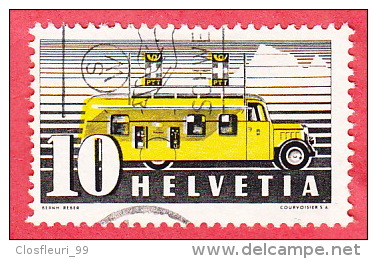 Automobil Postal PTT, Deux (2) Timbres N° 210 Y.1.9  Avec Variétés (mit Abarten) ** Ou O - Errors & Oddities