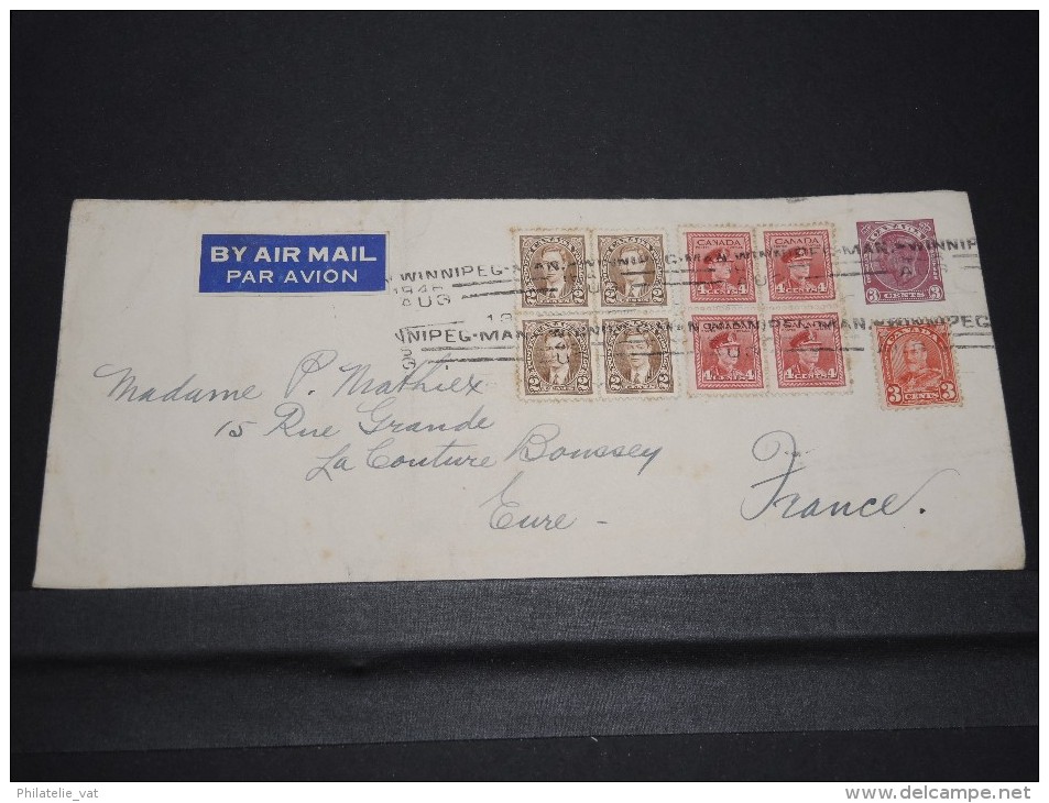 CANADA - Détaillons Archive De Lettres Vers La France 1915 / 1945 - A Voir - Lot N° 10445 - Collections