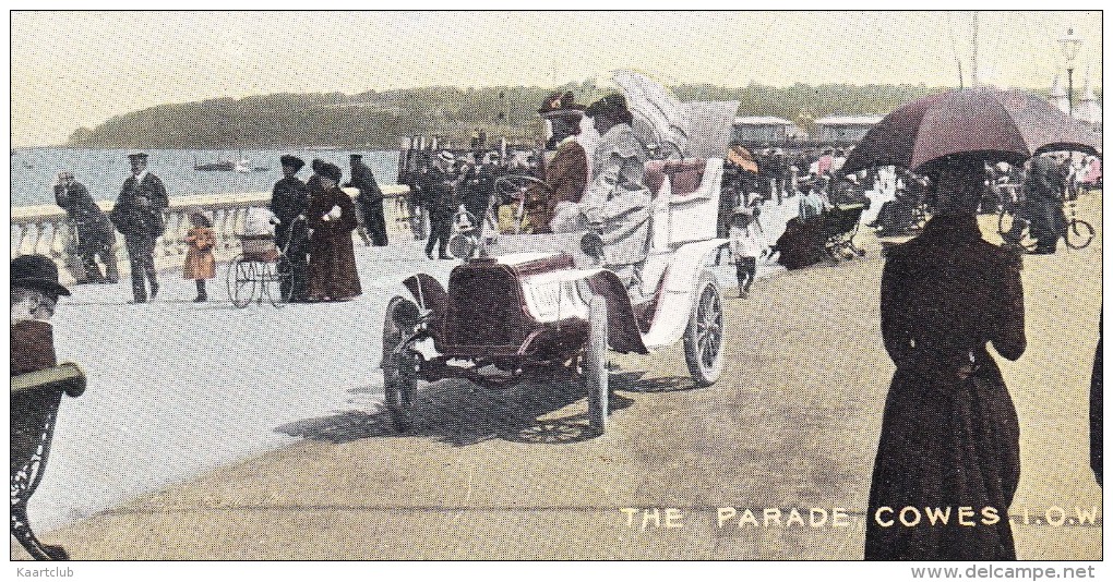 Cowes (I.O.W.) : BRASS ERA CAR - The Parade -  (England) - Toerisme