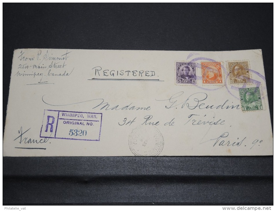 CANADA - Détaillons Archive De Lettres Vers La France 1915 / 1945 - A Voir - Lot N° 10447 - Collections