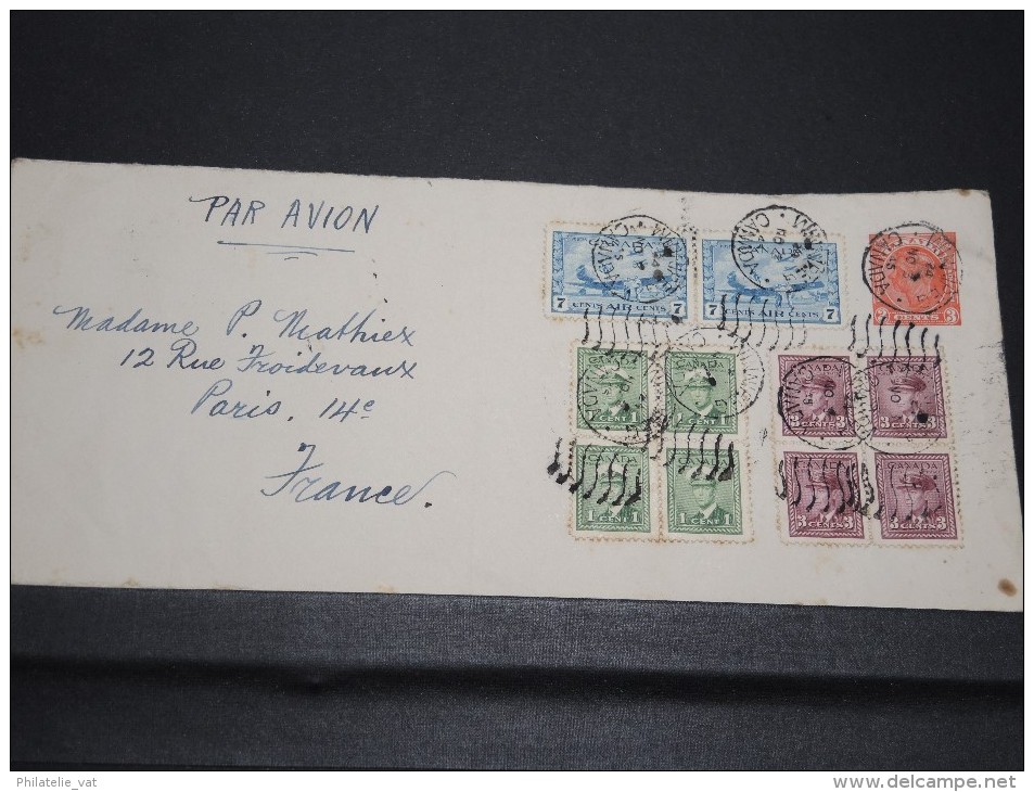 CANADA - Détaillons Archive De Lettres Vers La France 1915 / 1945 - A Voir - Lot N° 10457 - Colecciones